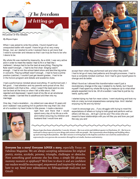 fall 2016 pg 15 Freedom of letting go