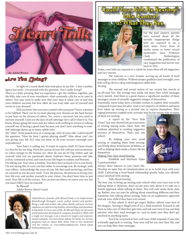 Spring 2017 page 20 Heart Talk