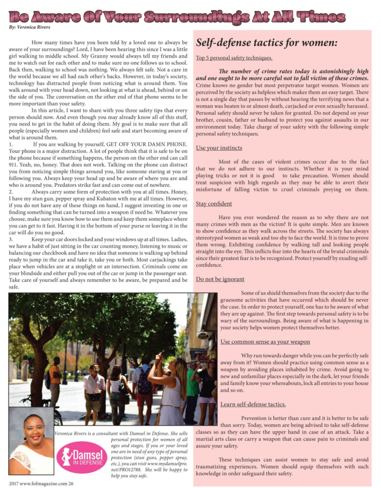 Spring 2017 page 26 Self Defense