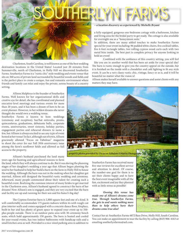 Spring 2017 page 28 Southerlyn Farms